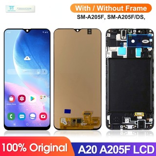 Oled màn hình điện thoại cho samsung a20 a205 lcd thay thế màn hình