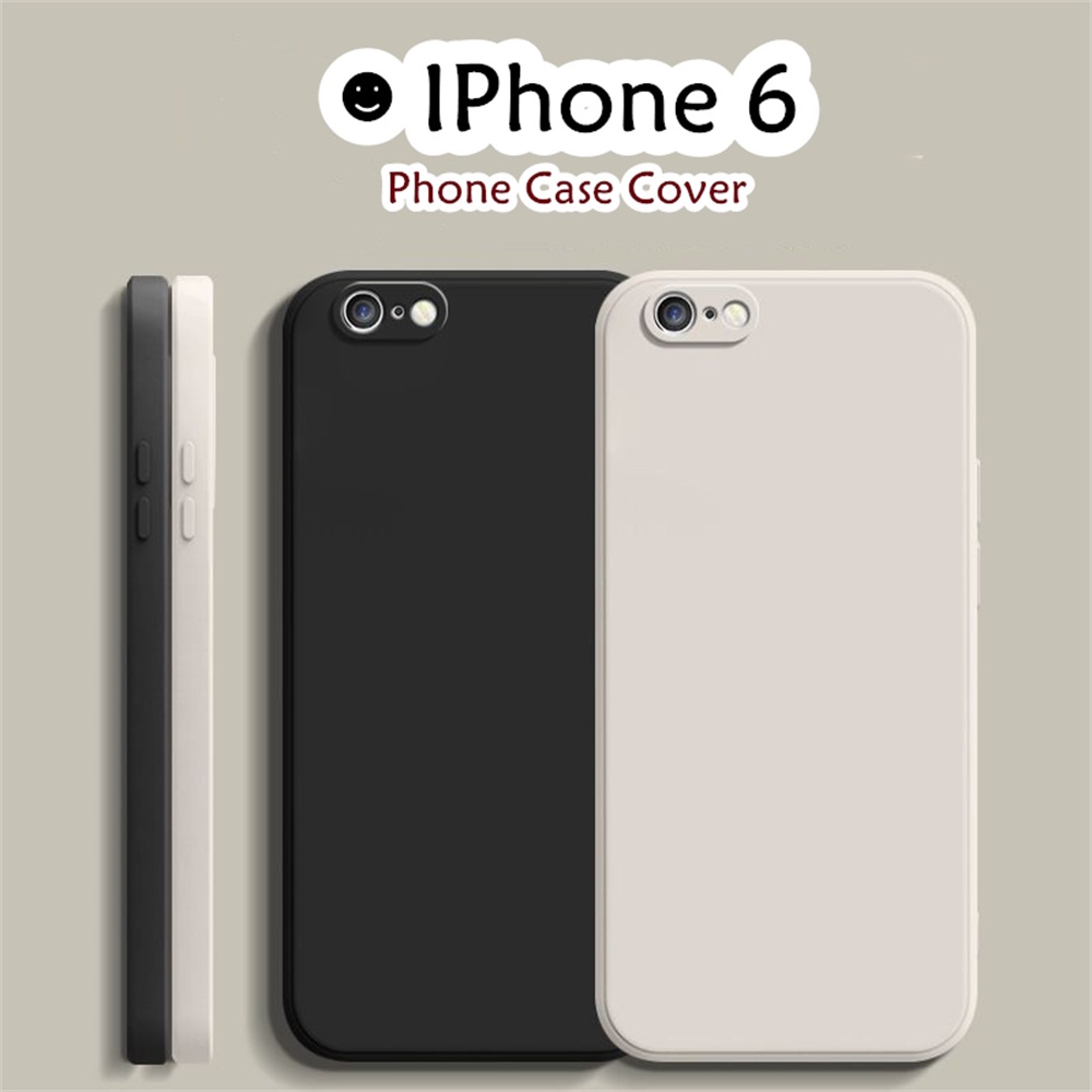 Ốp Điện Thoại Silicon Màu Trơn Đơn Giản Cho iphone 6