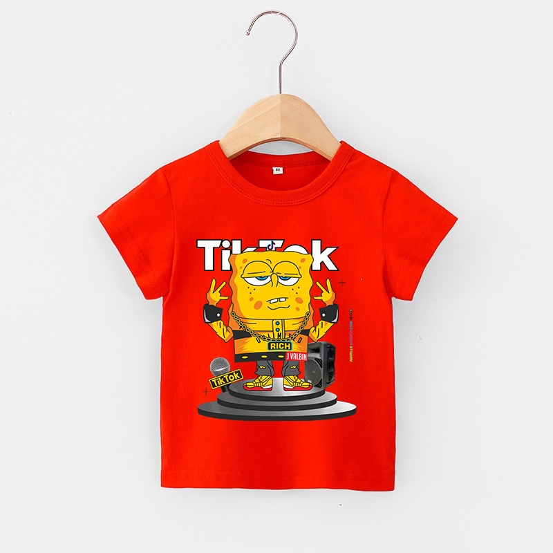 Áo thun trẻ em BỌT BIỂN, 8 màu áo, đầy đủ size có big size, áo thun cho bé Cotton, Màu khác nhắn shop