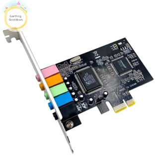 Everthinggooddown card Âm Thanh pcie 5.1 5.1 Kênh 3d 6 Kênh 3d Cho Máy Tính pci express 5.1 ch 24bit vn