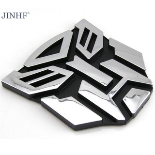 JINHF 3D Logo Bảo Vệ Autobot Biểu Tượng Huy Hiệu Đồ Họa Decal Dán Xe HOT