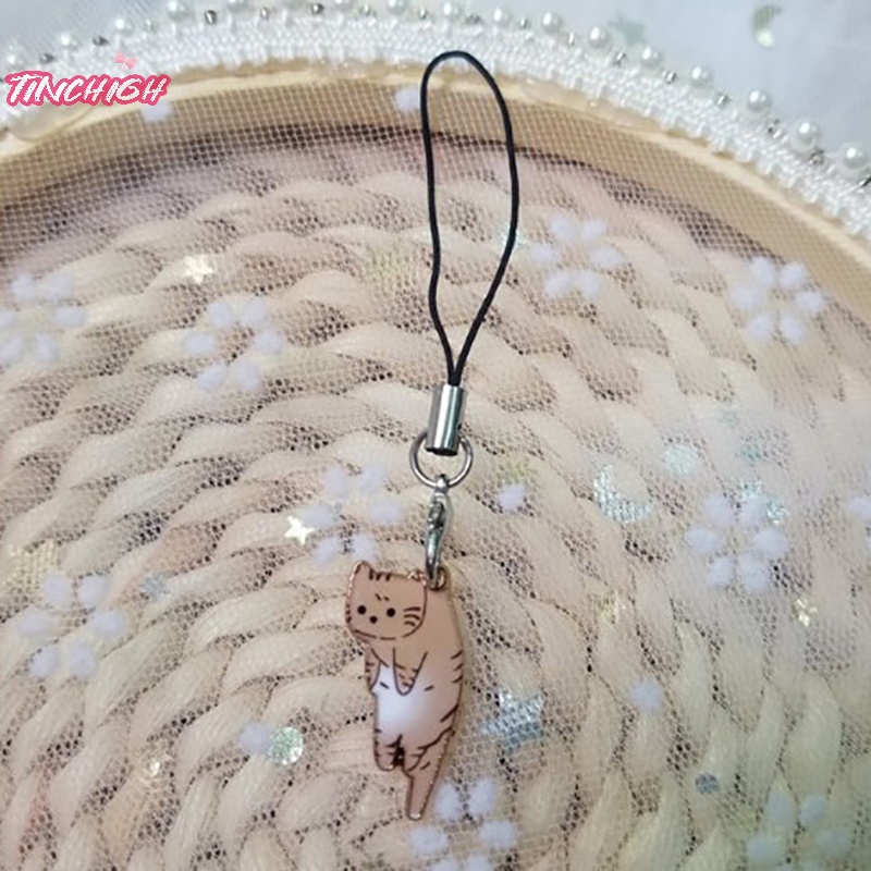 Dây Đeo Điện Thoại Hình Mèo Thông Dụng Cho iphone samsung huawei xiaomi