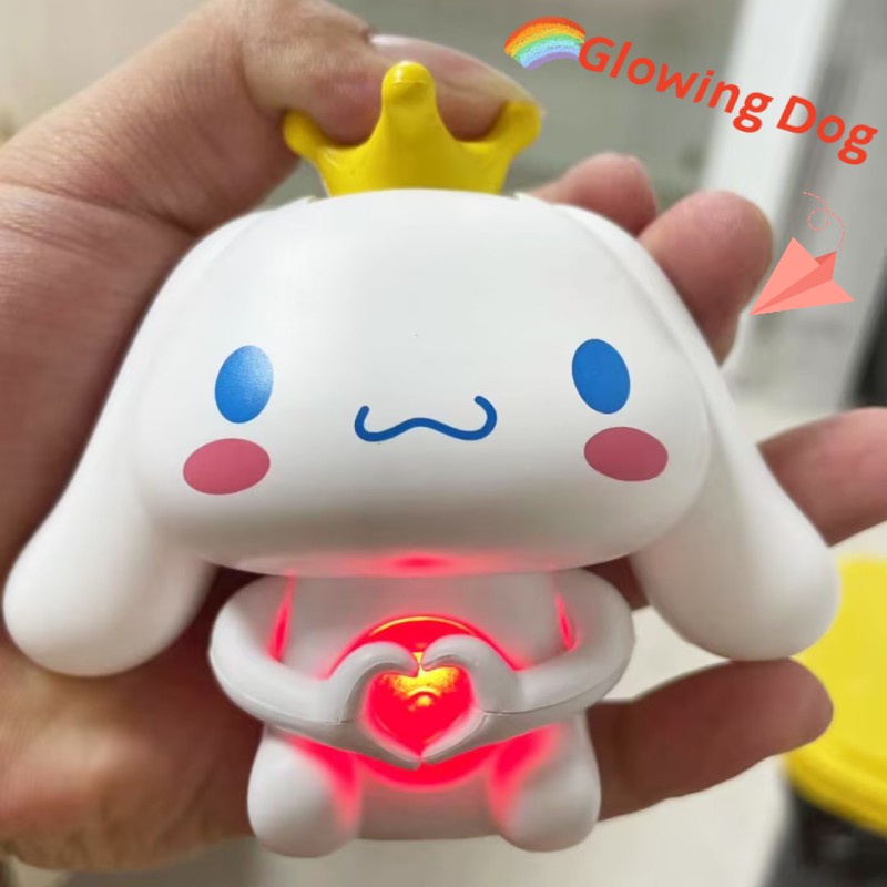 Sanrio Đồ Chơi Nhồi Bông Hình cinnamoroll Phát Sáng Dễ Thương Cho Cặp Đôi