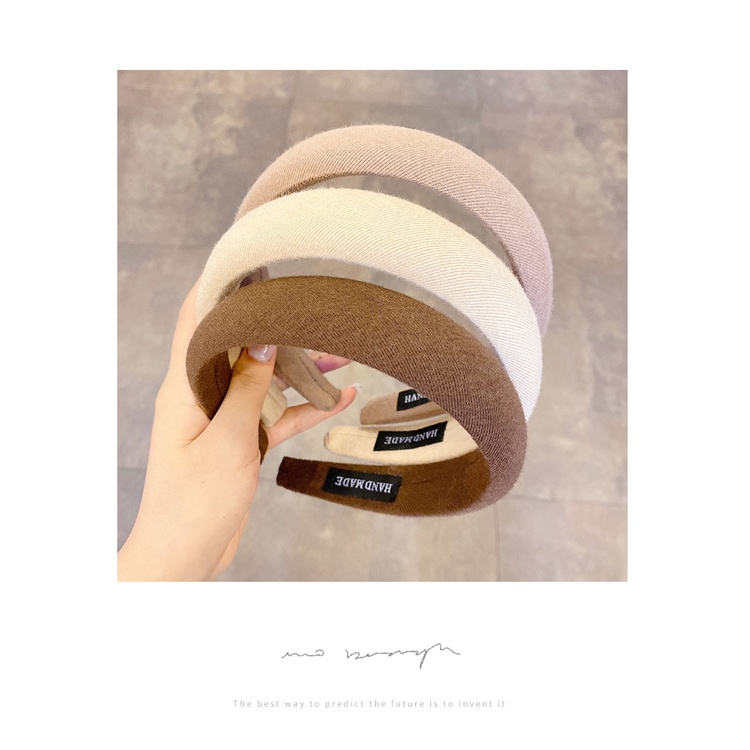 Miumiu Băng Đô Cài Tóc Cao Cấp Màu Nâu In Chữ Thời Trang Cao Cấp Cho Nữ