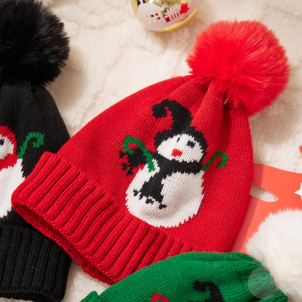 Mũ Len beanie Người Tuyết Dễ Thương Cho Bé laa6-baby