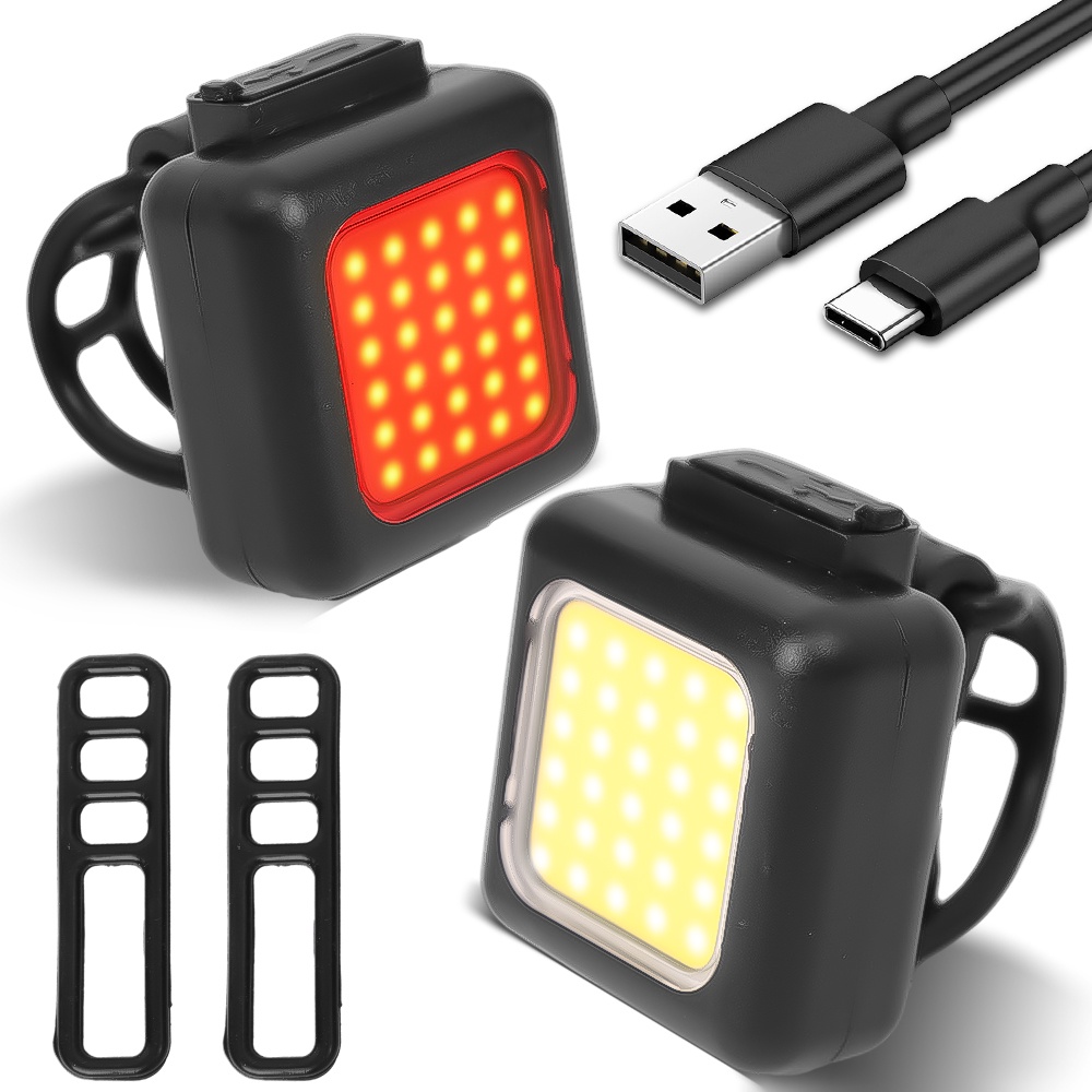 Đèn Pha led cob 150mah Chống Thấm Nước 130lm / 80lm Gắn Phía Trước / Sau Xe Đạp