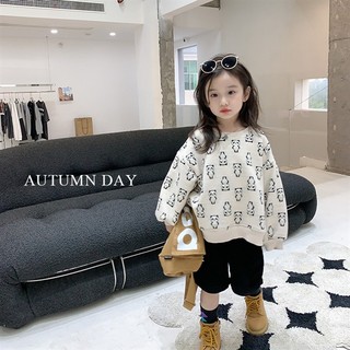 [Ninanino] Áo nỉ panda be unisex