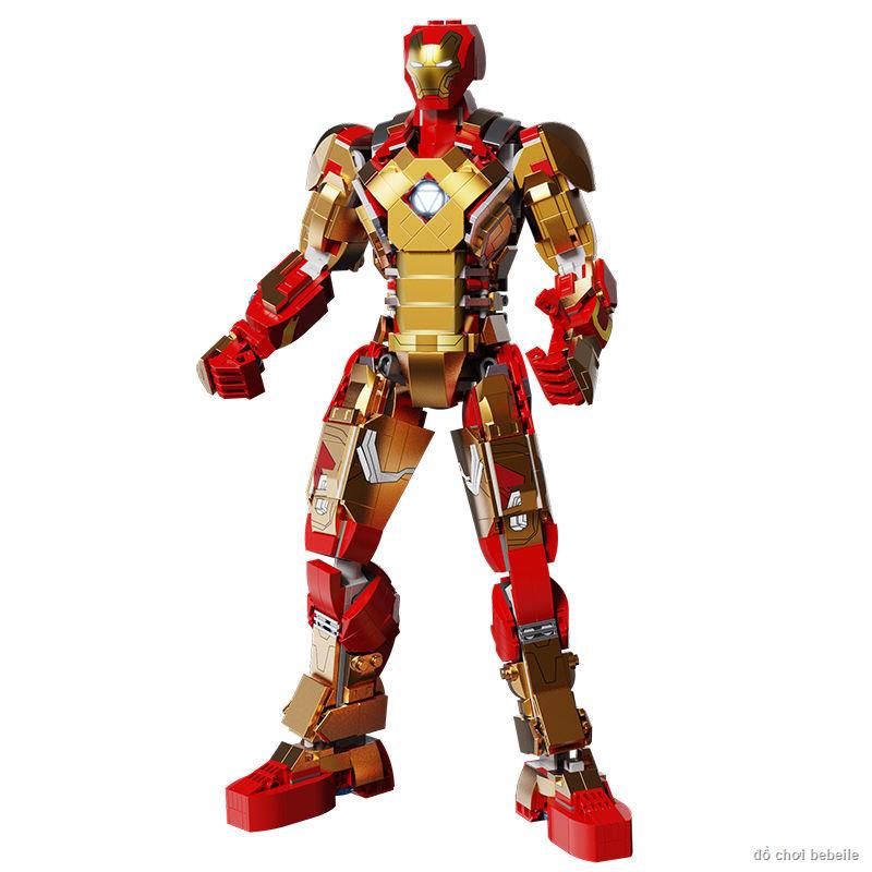 ☺️Tương thích với Lego Iron Man Wood Anti-Hulk Mecha Robot Bé Trai Đồ Chơi  Tuổi Hàng mới
