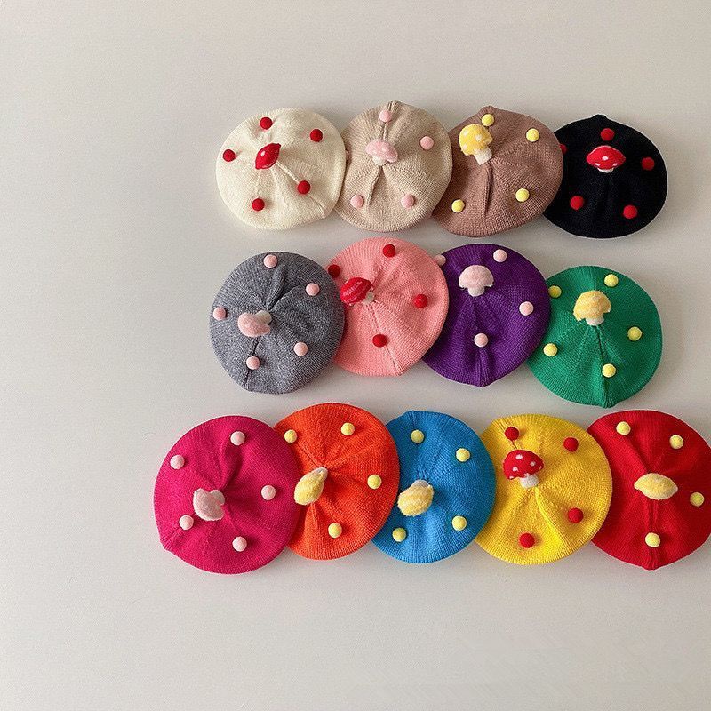 Mũ Nồi Len Dệt Kim Thời Trang Thu Đông Hàn Quốc Dành Cho Bé Trai Và Bé Gái