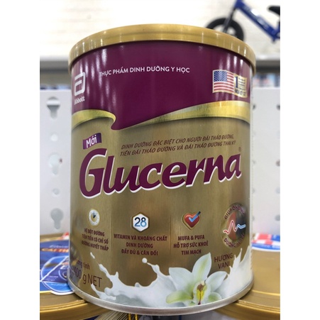 Sữa bột Glucerna dành cho người bị tiểu đường 400g (date 26/04/2024)