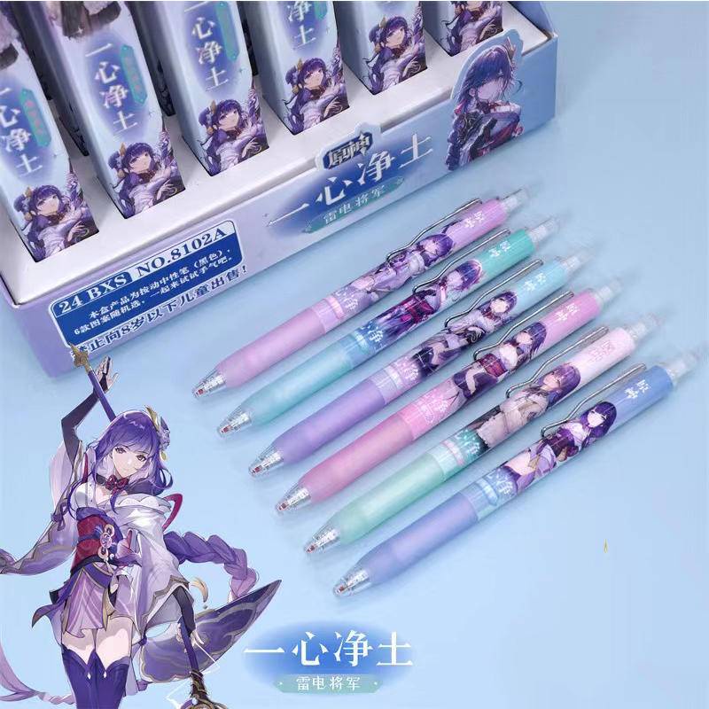 Bút Mực Nước Ngòi 0.5mm xiao yae Minden shogun nahida kamisato ayaka wanderer Dễ Thương
