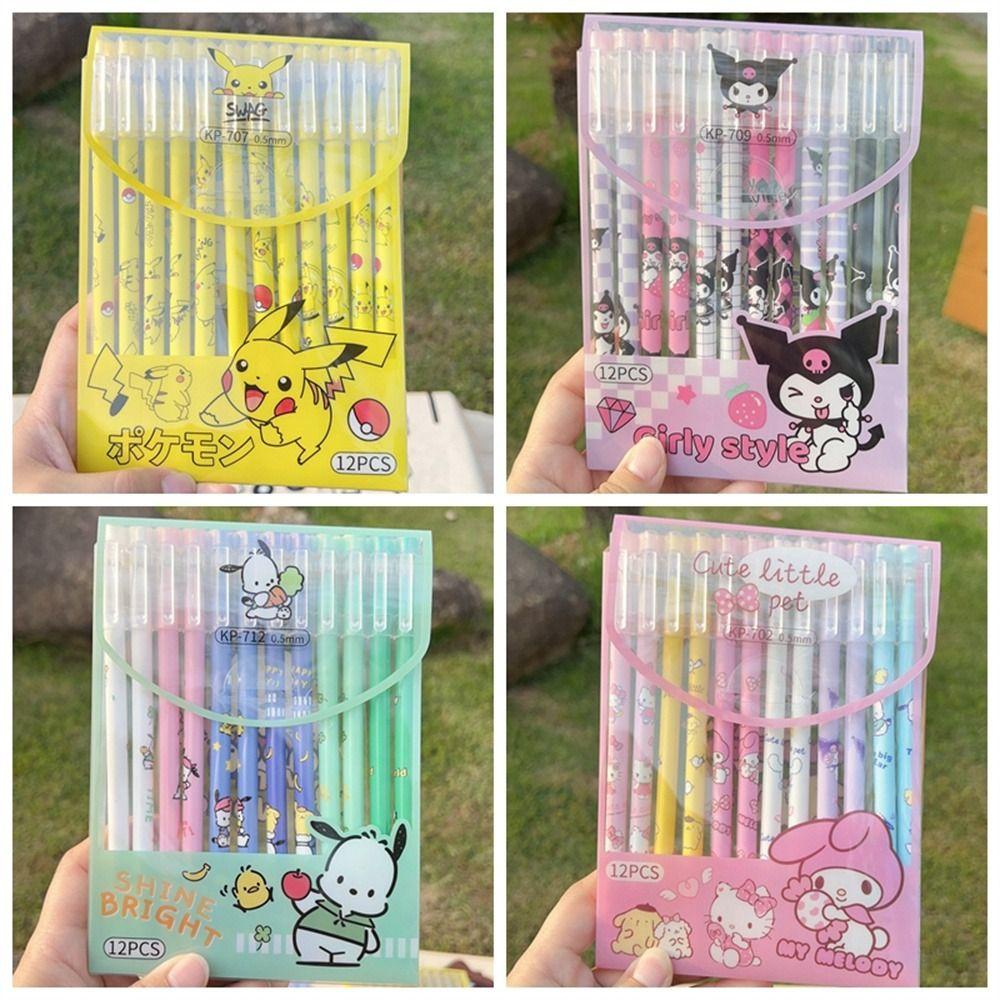 Daiga Bút Mực gel Họa Tiết Mèo Hoạt Hình anime kuromi Có Thể Xóa Được