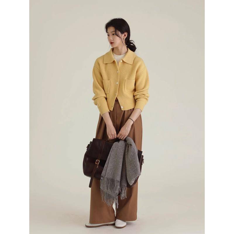 NZN Áo Sơ Mi Tay Dài Kiểu Dáng Đơn Giản Thanh Lịch Cho Nữ