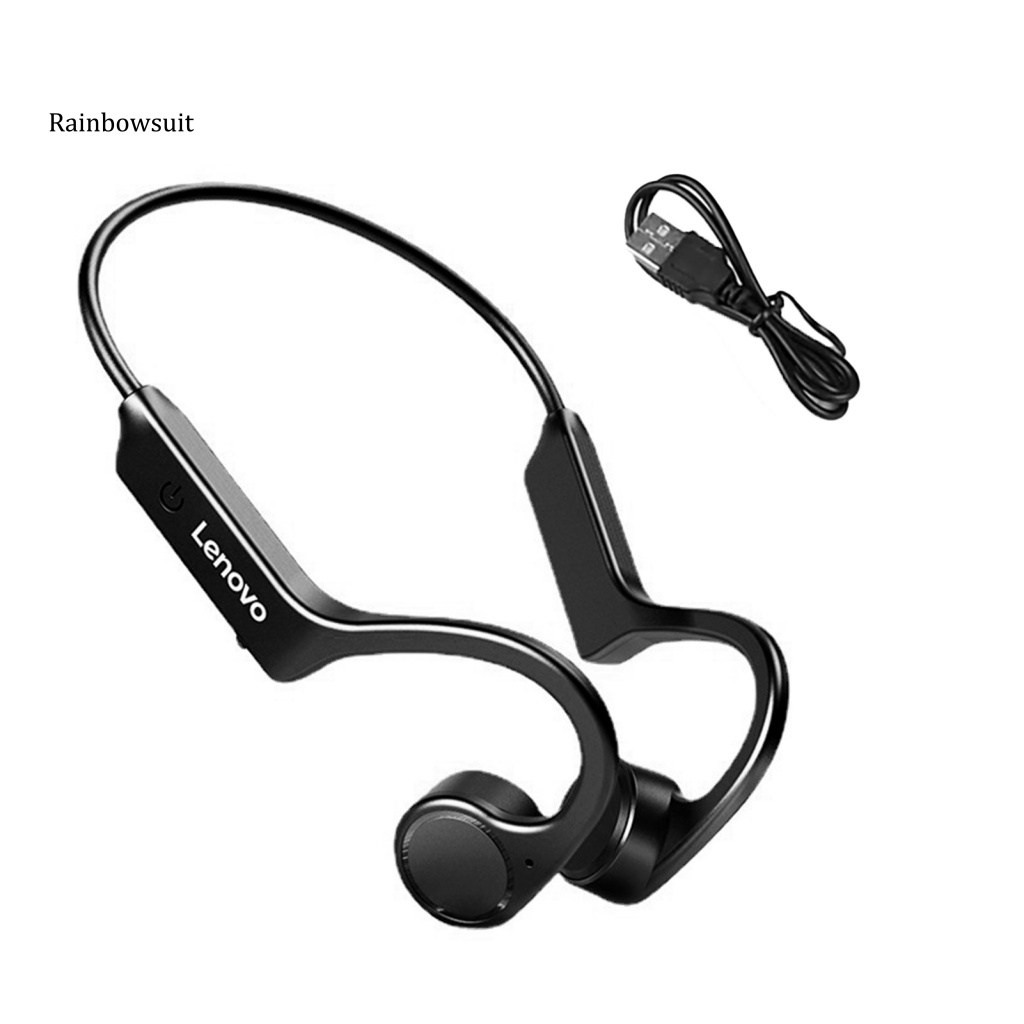 Tai Nghe Không Dây bluetooth lenovo x4 Dung Lượng Lớn Chống Nước Có Thể Truyền Âm Thanh Xương Tai Nghe Thể Thao