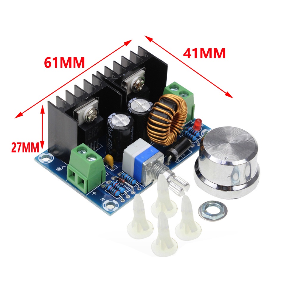 Mô Đun Hạ Áp xh-m401 dc-dc xl4016e1 pwm 4-40v Sang 1.25-36v 8a 200w Chuyên Dụng