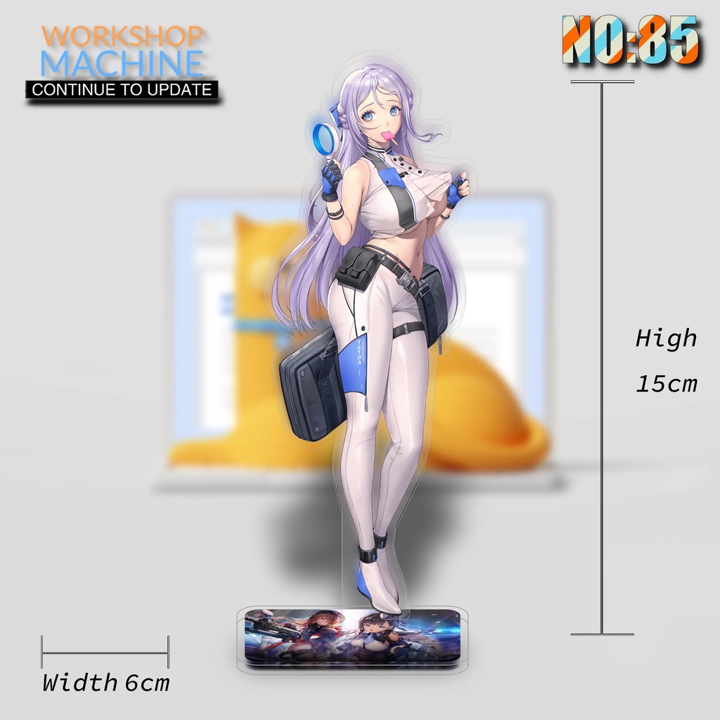 Mô hình Standee Goddess of Victory Nikke Anime Characters Acrylic 15cm 2 Phụ kiện trang trí để bàn góc học tập