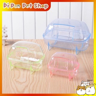 Nhà ngủ nhà tắm mica cho hamster