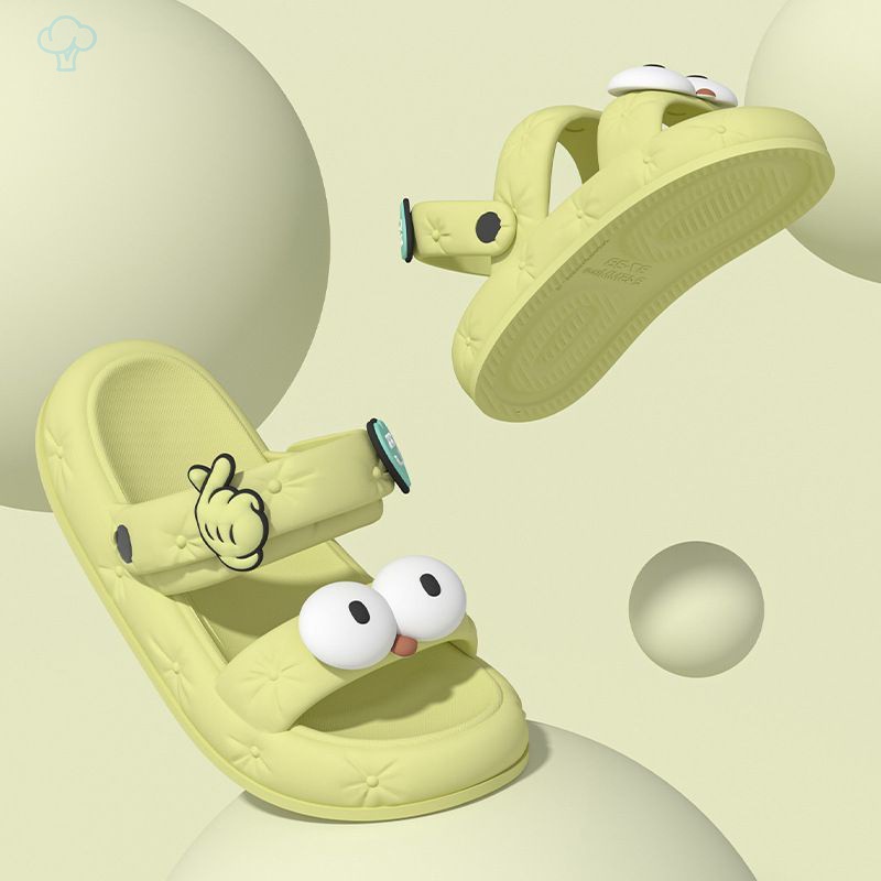 Dép Nữ Cute Dép Sandal Đế Dày Chống Trượt Thời Trang Mùa Hè