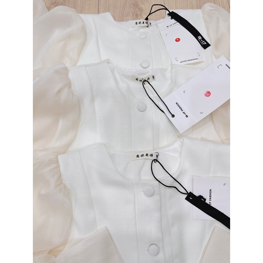 V276 - VÁY DẠ TWEET LIEN PHỐI TƠ TAY