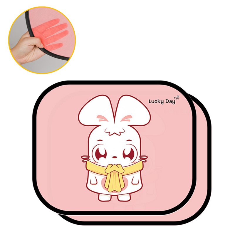 Set 2 Tấm Bạt Che Nắng 45 x 36 cm Bảo Vệ Chống Tia uv Cho Xe Hơi Sự Bảo Vệ