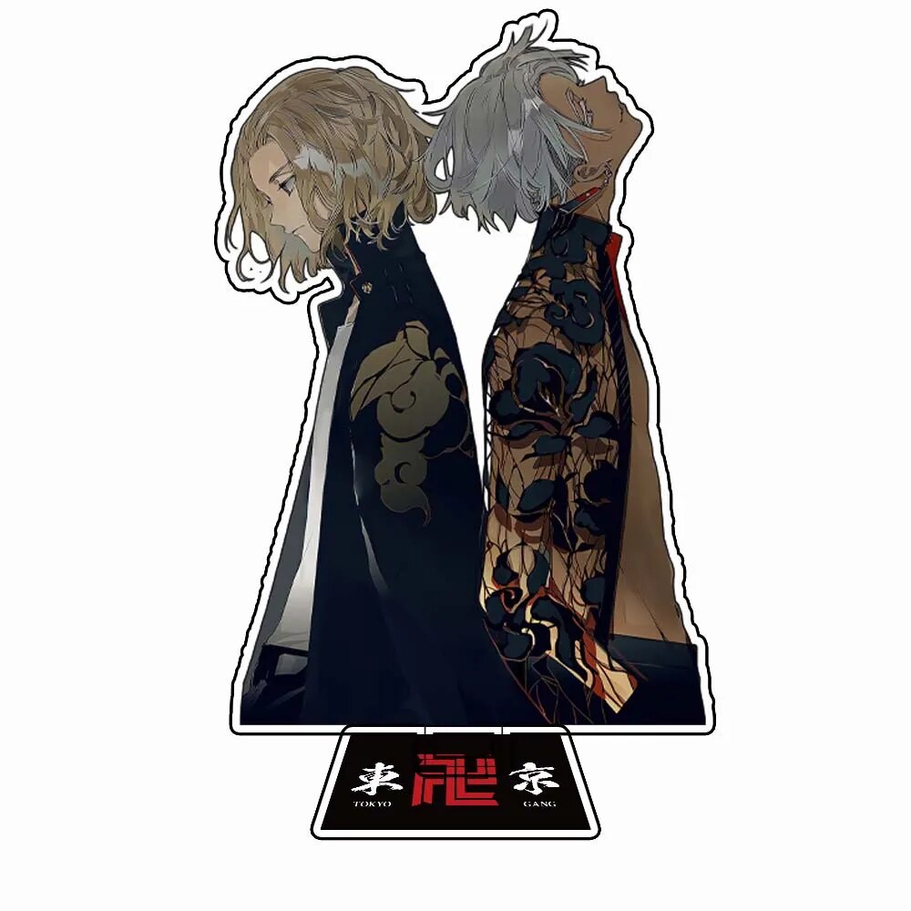 Mô hình Standee Anime Figure Haitani Ran Cosplay Tokyo Revengers 7 Phụ kiện trang trí để bàn góc học tập