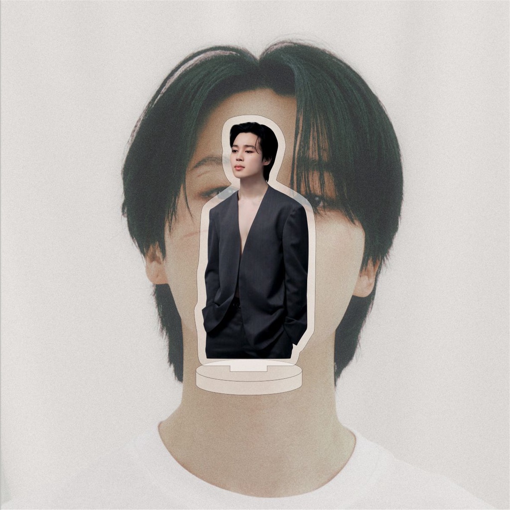 Album Ảnh bts 2023 jimin Hai Mặt Trang Trí Bàn Làm Việc