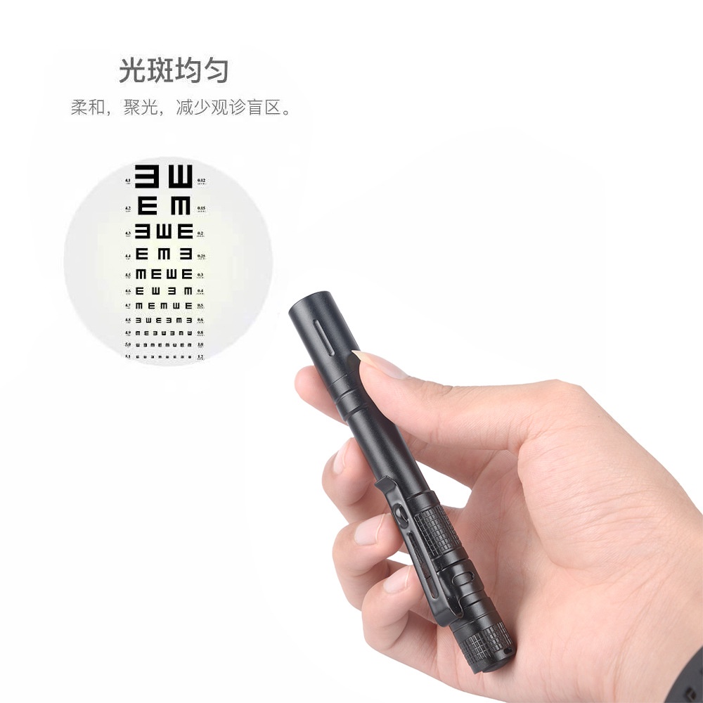 Đèn Pin mini Ánh Sáng Vàng + Trắng Hợp Kim Nhôm Chống Thấm Nước