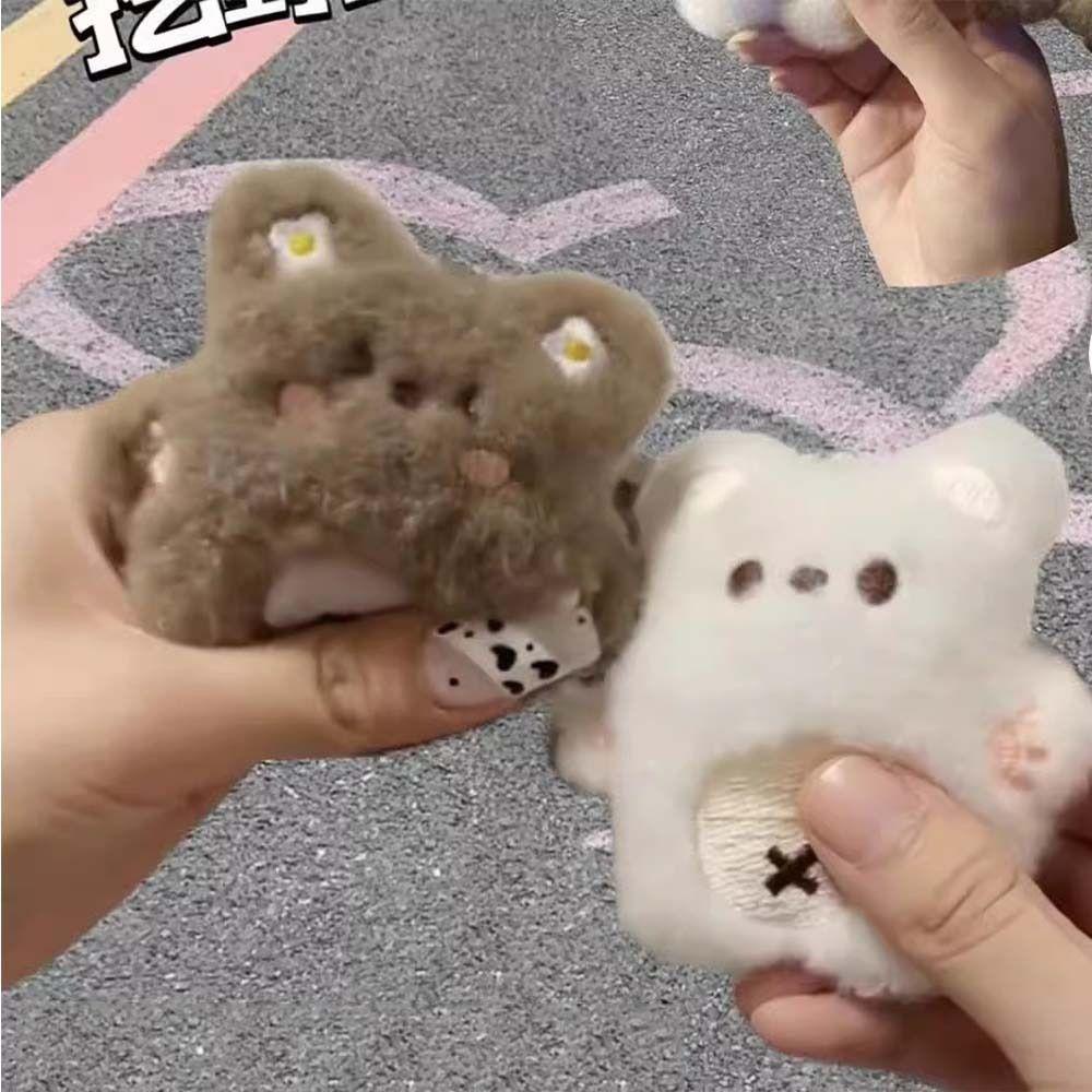 Preston Móc Khóa Gấu Nhồi Bông Mềm Mại Đáng Yêu Thời Trang unisex