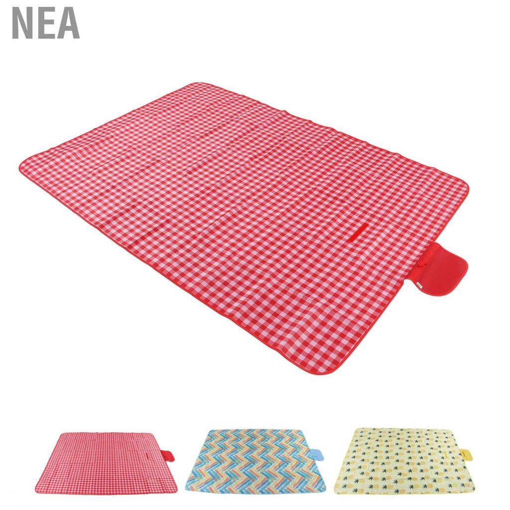 Nea Foldable Picnic  Cloth Extra Large Sand Mat For Beach Camping Hiking