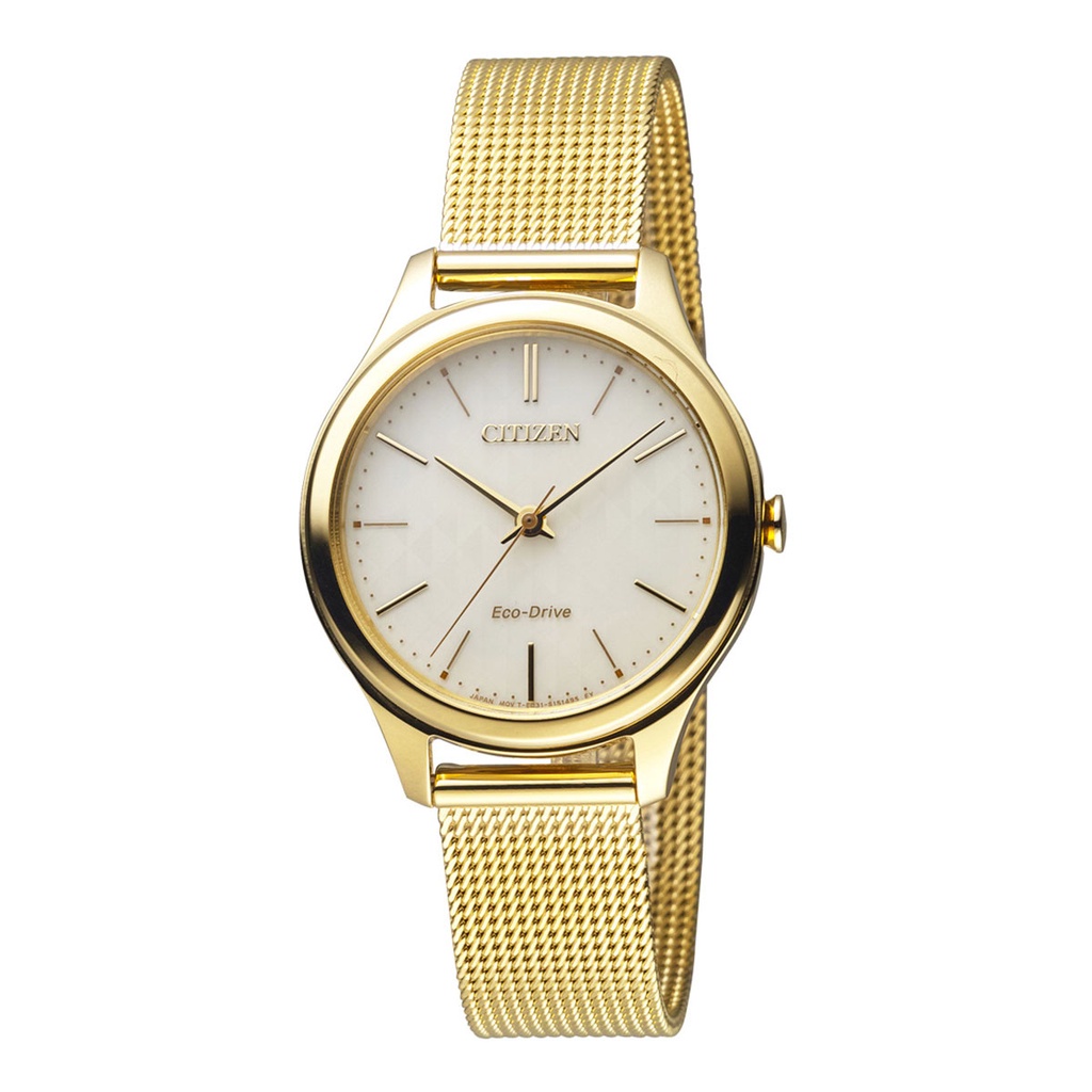 Đồng Hồ Nữ Citizen Eco-Drive EM0502-86P Dây Thép Sang Trọng