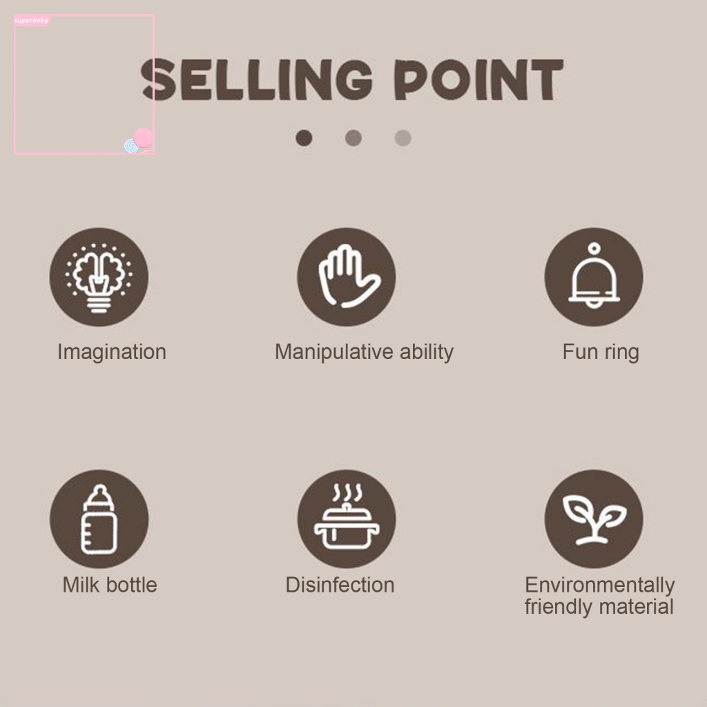 Đồ Chơi Con Lăn Hình Trái Cây Hoạt Hình Màu Sáng Giúp Giảm Căng Thẳng Răng Miệng Tay Và Mắt Trẻ Em