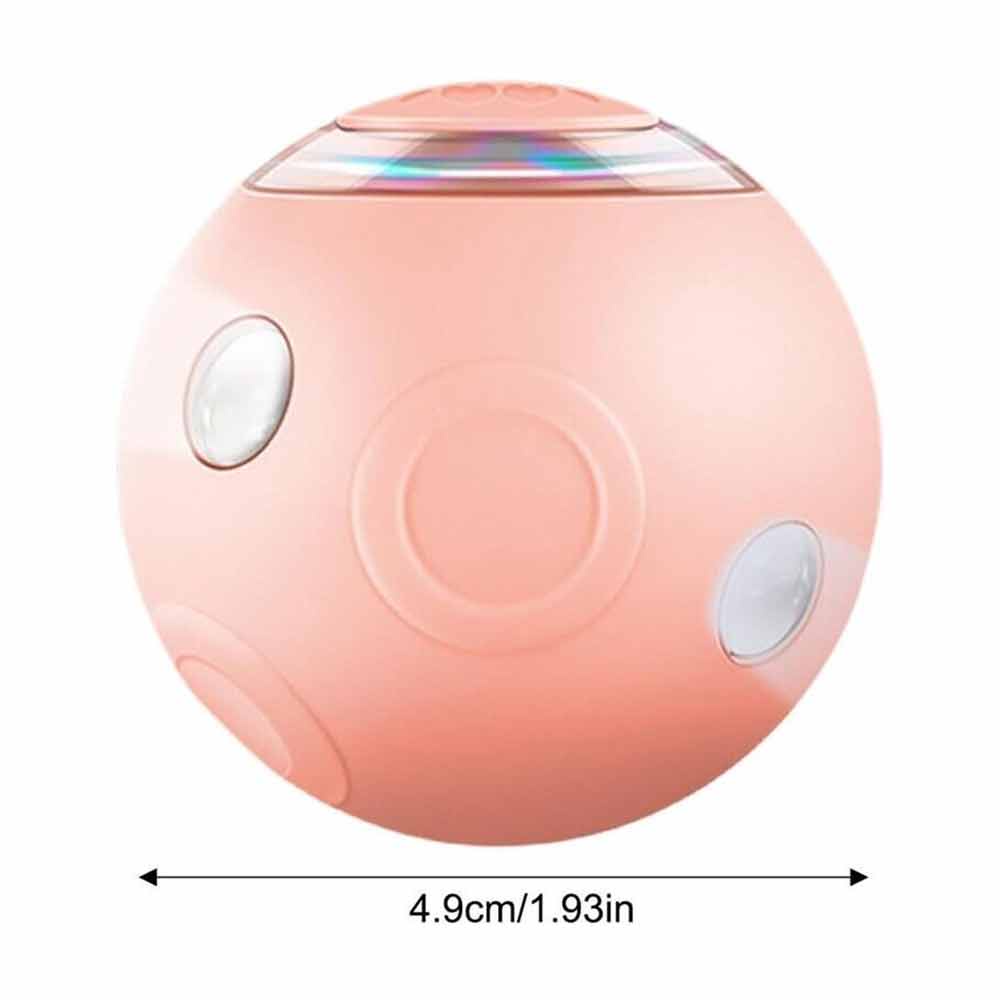 Interactive Cat Toy Ball Electric 360° Self-Rotating USB Rechargeable with LED Light Smart Toy