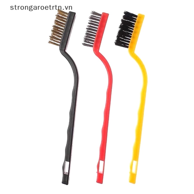 Bàn Chải Dây Kim Loại Chà Bếp gas Khử Khuẩn Mạnh Mẽ