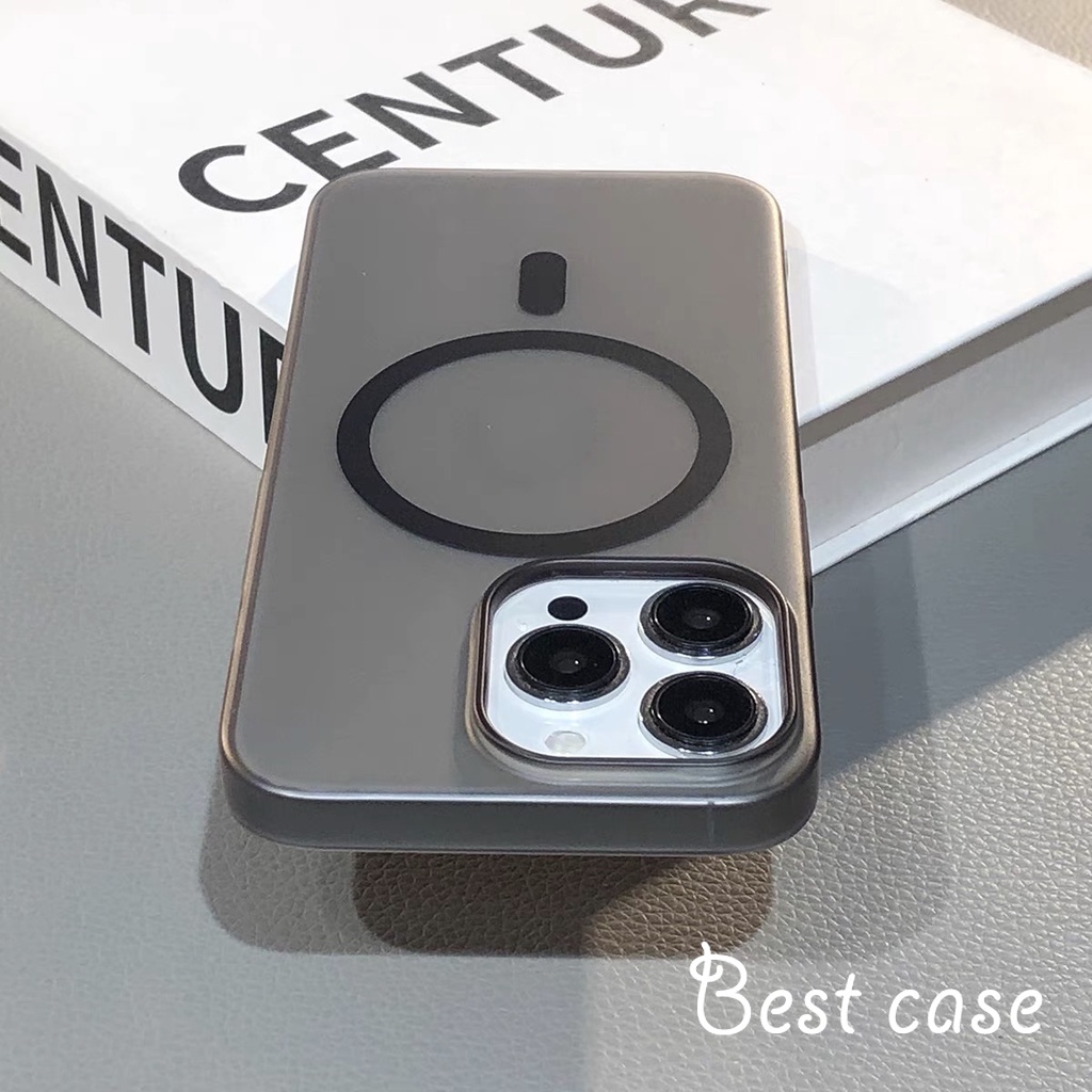 Ốp Điện Thoại Cứng Nhám Siêu Mỏng Cho iphone 12 13 14 15 pro max