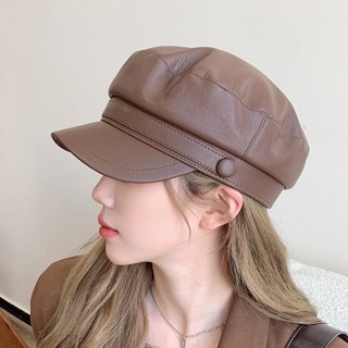 Pu mũ beret da phong cách hàn quốc cổ điển dành cho nữ
