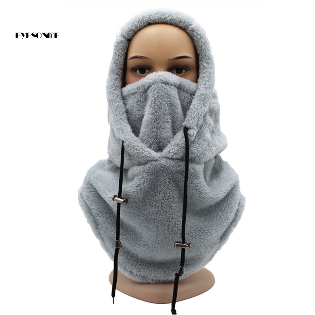 Khăn Choàng Che Mắt Chống Gió Giữ Ấm Mùa Đông Có Dây Rút Tùy Chỉnh Cho Trượt Tuyết balaclava cozy unisex