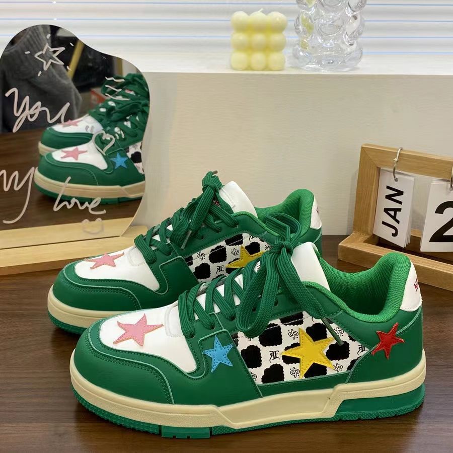 Giày Thể Thao Thoáng Khí Thời Trang Xuân Thu 2023 Phong Cách Mới Cho Nữ