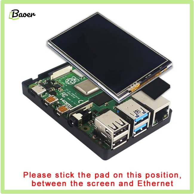 Màn Hình Cảm Ứng 3.5inch tft 480 * 320 50fps 100% Cho raspberry pi 4