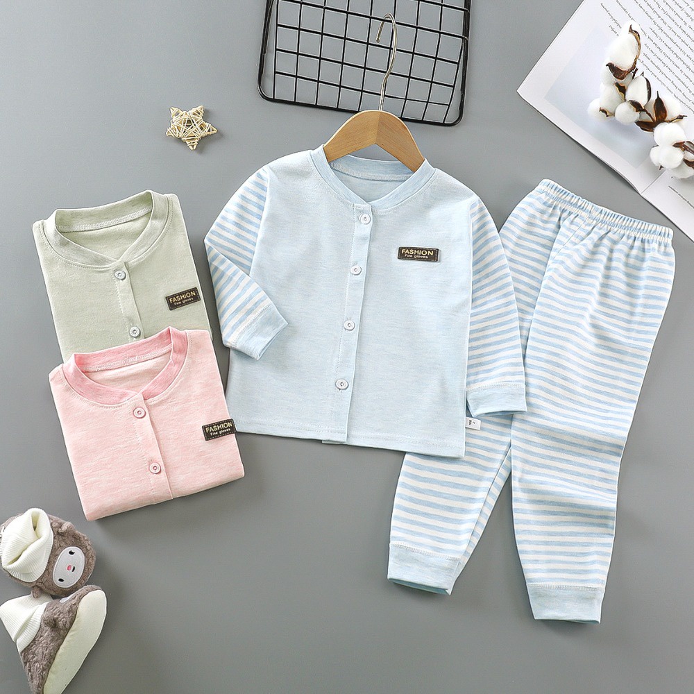 Bộ Đồ Ngủ Bằng cotton Dễ Thương Dành Cho Bé Trai Và Bé Gái