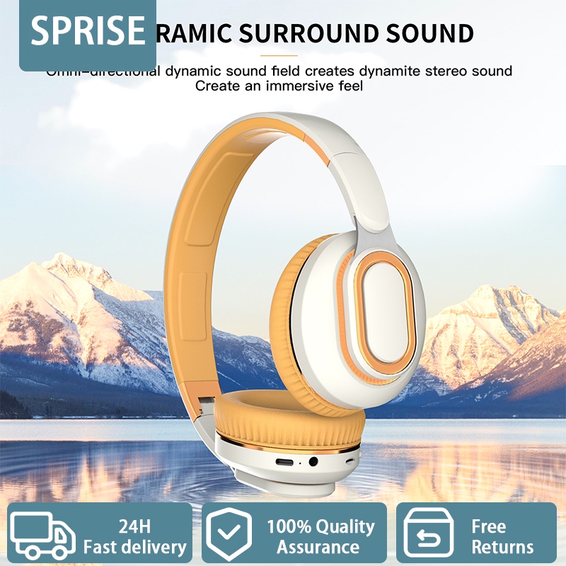 Sprise Tai nghe không dây hifi h7 Kiểu Dáng Thể Thao Cao Cấp Kèm mic