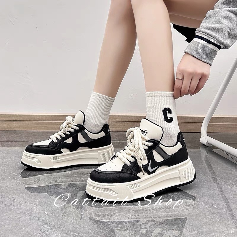 Cattail giày thể thao nữ giày sneaker nữ Thoáng Khí 2023 hot trend  Độ bền cao Năng động Đáng yêu Đẹp mắt FYD23A0DPY 42Z231019