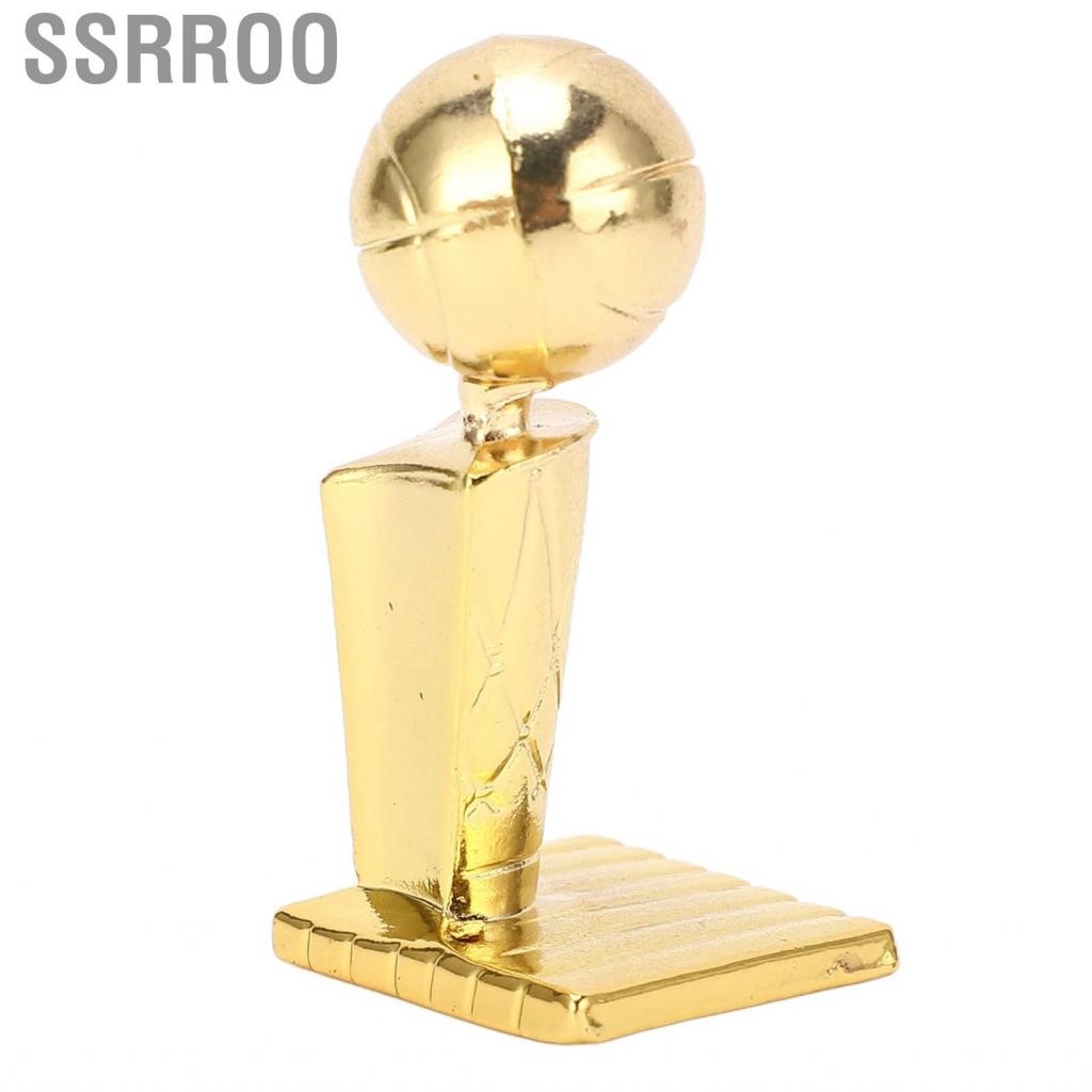 Ssrroo Championship Trophy Decor  Commemorative Basketball Ornament Small Fine Craftmanship for Bookshelf