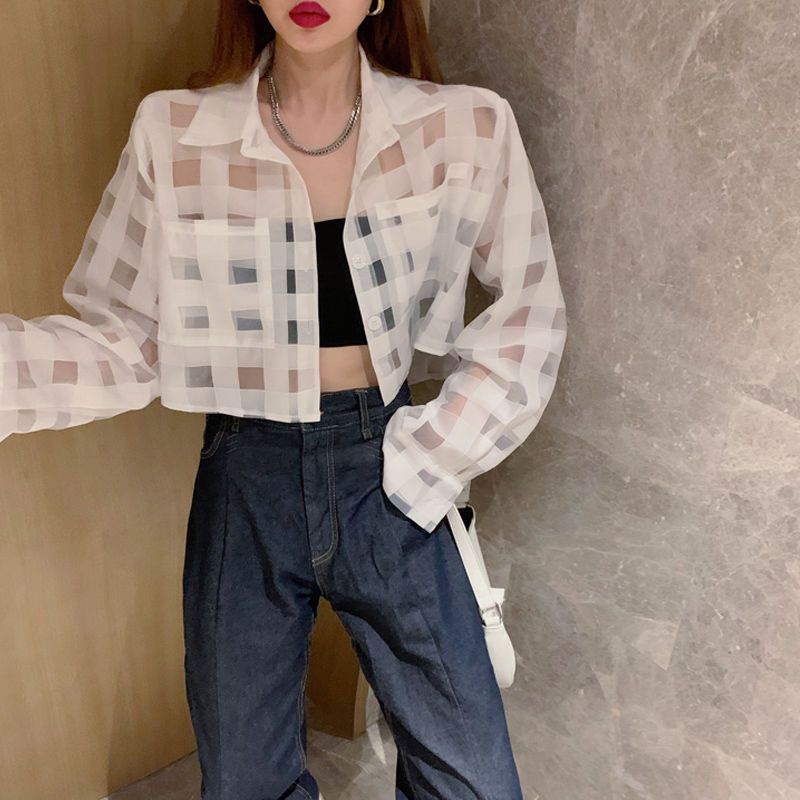 Áo Sơ Mi Tay Dài Chống Nắng Vải Mỏng Thoải Mái Thời Trang Mùa Hè Cho Nữ