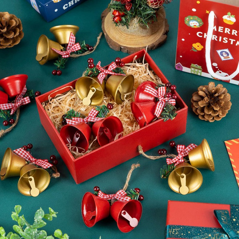 Chuông Treo Trang Trí Giáng Sinh / Năm Mới / Giáng Sinh Bằng Kim Loại