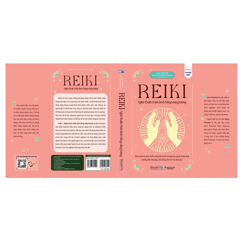 Sách - Reiki Nghệ thuật chữa lành bàng năng lượng - Lisa Campion