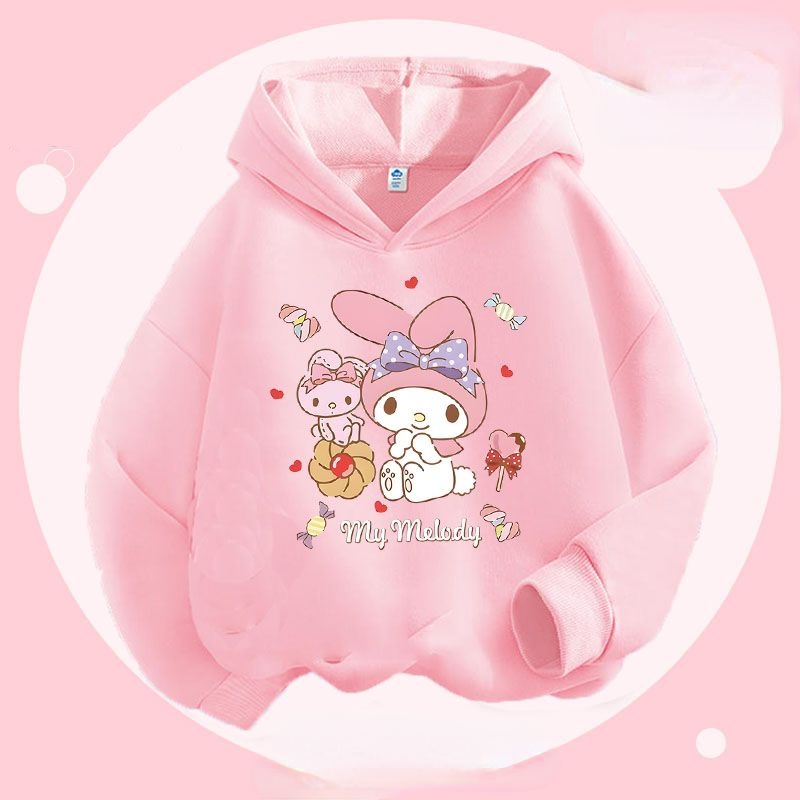 Áo Hoodie Phong Cách kuromi Thời Trang Xuân Thu Mới 2023 Dành Cho Bé Gái
