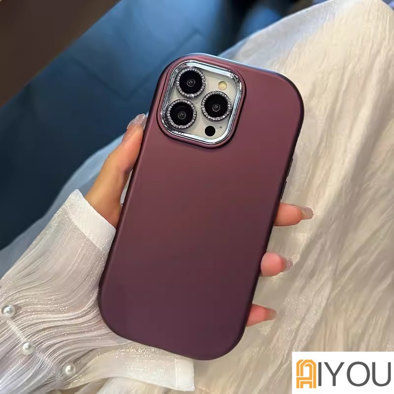 Ôp Điện Thoại Silicon Dẻo Thiết Kế Đơn Giản Thời Trang Cho iphone 11 iphone 15 pro max casing 7plus 8plus xr 14 13 12 pro max Ốp