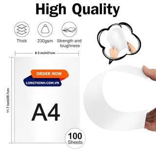 Giấy Ford A4 230gsm (100 tờ/xấp)