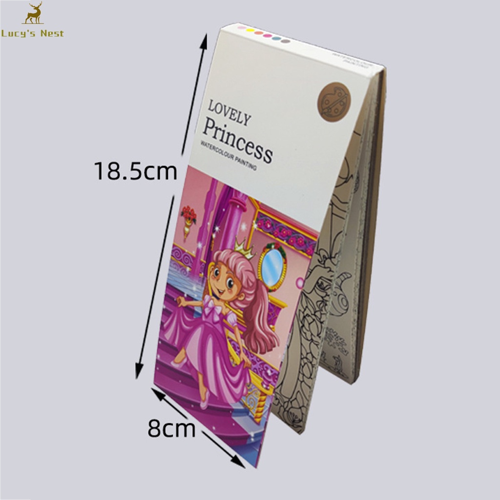 Sách Tô Màu Nước Nhiều Màu Sắc Cho Bé