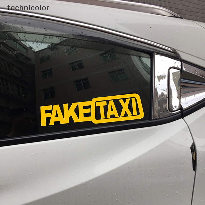 Đang Giảm Giá Nhãn Dán decal vinyl In Chữ fake taxi Thông Dụng Cho Cửa Hàng Xe Hơi